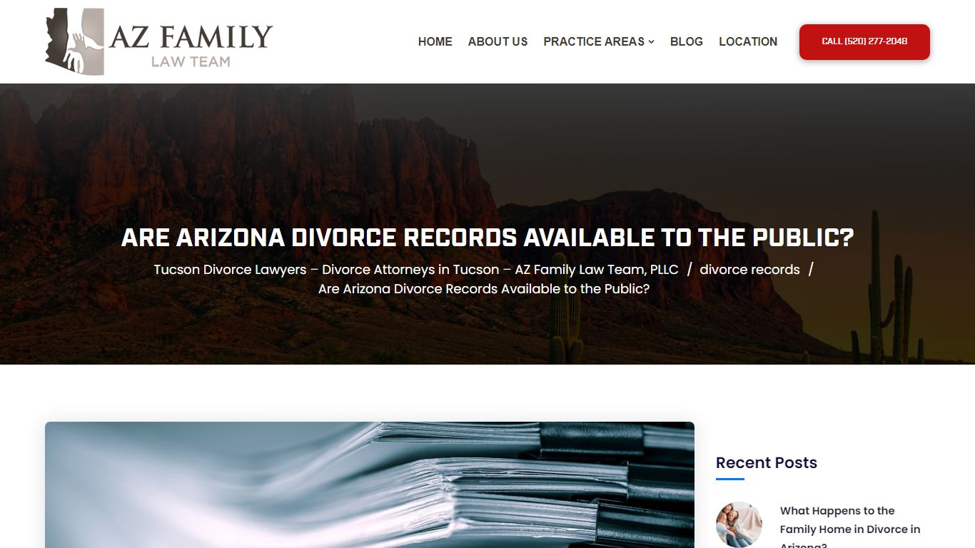 Are Arizona Divorce Records Available to the Public?